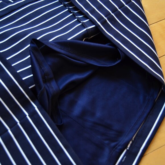 NWT Eliza J Stripe Ponte Knit Dress Size 4 - Picture 10 of 15